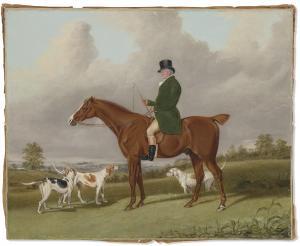 COOPER Abraham 1787-1868,Portrait of Mr. Rounding on his horse Spankaway,Christie's GB 2022-10-07