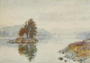 COOPER Alfred Heaton 1864-1929,Lake scene,1900,Rosebery's GB 2024-03-12