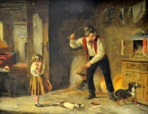 COOPER Alfred W 1850-1901,The scolded dog,Fieldings Auctioneers Limited GB 2015-05-16