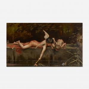 COOPER Astley David M 1856-1924,Two Cupids by a Garden Pool,1900,Toomey & Co. Auctioneers 2023-04-19