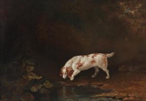 COOPER Edwin, Beccles 1785-1833,A spaniel at the water's edge,1815,Bonhams GB 2022-07-06