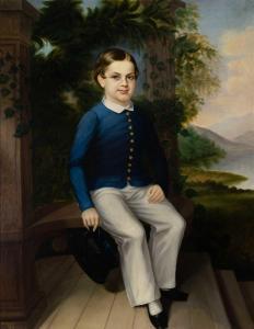 COOPER George Victor 1810-1878,Portrait of Frederick De Mott, Lt. Governor of Ne,1847,William Doyle 2023-11-08