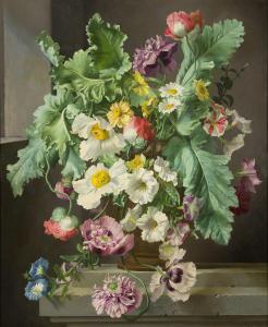COOPER Gerald 1897-1975,Still life with poppies, daisies, and convolvulus,Rosebery's GB 2024-02-27