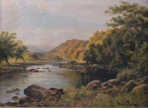 COOPER Henry M 1842-1872,RIVER LANDSCAPE,,Potomack US 2023-04-07