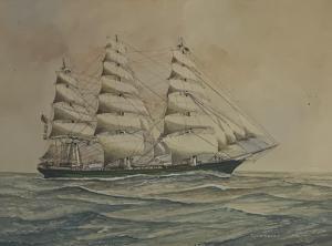 Cooper J.E 1900-1900,Romanoff ship's portrait,Duggleby Stephenson (of York) UK 2020-02-14