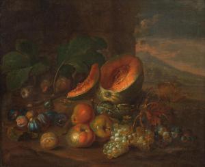 COOPER Joseph Teal 1682-1743,A still life of melon,Bonhams GB 2023-04-04