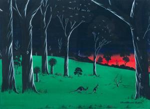 COOPER REVEL RONALD 1938-1983,LANDSCAPE AT DUSK,GFL Fine art AU 2022-11-29