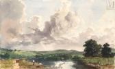 COOPER Robert 1850-1874,Paysage fluvial animé,Millon & Associés FR 2022-05-19