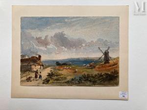 COOPER Robert 1850-1874,Vue animée d\’un moulin dans le Sussex,1865,Millon & Associés FR 2023-03-17