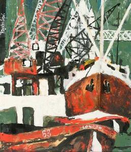 COOPER Royston 1934-1985,London docks,1936,Bonhams GB 2003-10-07