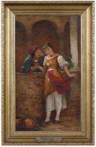 COOPER William Brown 1811-1900,Italian Scene, not visibly,Brunk Auctions US 2024-03-08