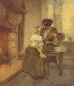 COOPER William Brown 1811-1900,Mother and Child,Christie's GB 2002-07-10