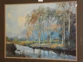 COOPER William Heaton 1903-1995,river scene,Silverwoods GB 2021-07-11