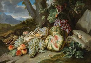 COOSEMANS Alexander 1627-1689,Fruit still life in landscape,im Kinsky Auktionshaus AT 2016-10-19