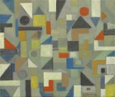 COPANOV,Composition abstraite Abstracte compositie,1950,Campo & Campo BE 2020-09-23