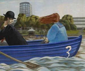 COPAS Ronnie 1932-2017,Lunchtime on the Lake,1986,Rosebery's GB 2022-10-12
