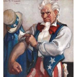 COPPIN John Stephens 1904-1986,Uncle Sam Means Business,1940,Treadway US 2007-09-09