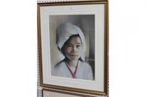 COPPING Terry,Young Karen Village Girl, Burma,Tooveys Auction GB 2015-10-07