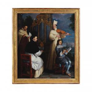 COQUES Gonzales 1618-1684,L'education d'un gentilhomme,Cornette de Saint Cyr FR 2023-10-04