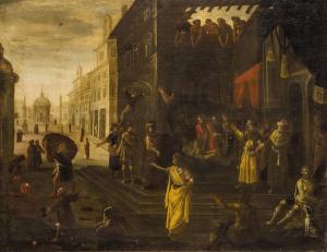 Corènzio Belisario 1558-1646,Il miracolo del paralitico,Wannenes Art Auctions IT 2019-12-03
