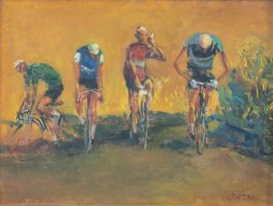 CORAZZA Corrado Nino 1897-1975,Ciclisti,Art International IT 2023-03-27