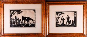 CORBARI,a huntsman, horse and dog,Dawson's Auctioneers GB 2020-08-27