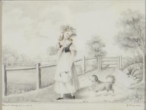 CORBAUX Fanny Doetger 1812-1883,The Pretty Gleaner,Mellors & Kirk GB 2022-06-15