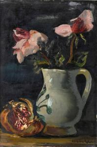CORBELLINI Luigi 1901-1968,Bouquet de fleurs et grenade,Etienne de Baecque FR 2024-03-29