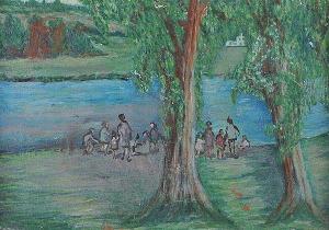 CORBETT A,CHILDREN BY THE RIVER,Ross's Auctioneers and values IE 2016-12-07