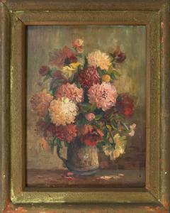 CORBETT Oliver J 1886-1947,Still life with flowers,Eldred's US 2018-09-21