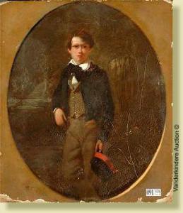 CORBOULD Alfred,Portrait d'un jeune garçon,1849,VanDerKindere BE 2008-05-20