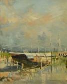 cordemans,Landscape with Hulk of Boat,1883,Keys GB 2009-04-03