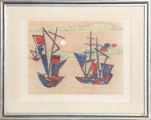 CORDES Louis 1900-1900,Sailboats,Ro Gallery US 2014-05-15