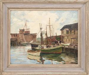 CORDICH JOHN 1898-1972,Guinea Pier, Gloucester,Eldred's US 2019-08-01