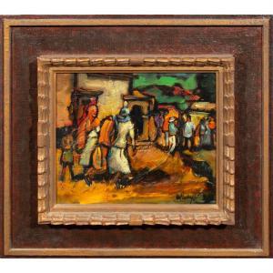 CORDREY Earl Somers 1902-1977,Street Scene,Clars Auction Gallery US 2023-04-15