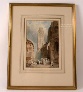 CORDWELL J. 1852-1865,Notre-Dame, Rouen,Simon Chorley Art & Antiques GB 2020-07-22