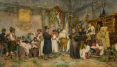 CORELLI Augusto 1853-1910,Before the Procession,1882,Sotheby's GB 2022-07-13