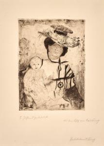 CORINTH Lovis 1858-1925,Mutter und Kind,1905,Zeller DE 2024-04-04