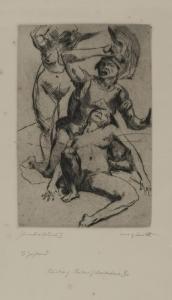 CORINTH Lovis 1858-1925,Theseus und Ariadne I,1914,Quittenbaum DE 2019-09-26