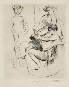 CORINTH Lovis 1858-1925,Venus mit dem Spiegel,1916,Dobritz DE 2024-03-09