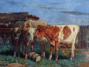 CORKILL Ella 1800-1900,Cow study,Peter Wilson GB 2010-11-10