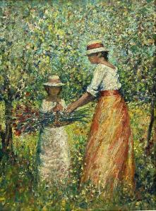 CORLEY Philip A 1944,Picking Flowers,David Duggleby Limited GB 2021-04-16