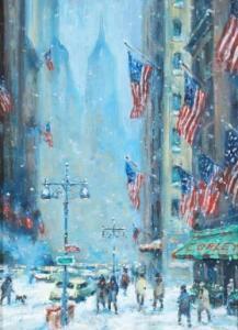 CORLEY Philip A 1944,Winter on Broadway,Chait US 2021-11-30