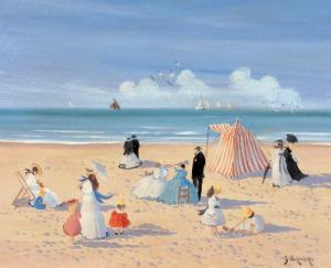 CORMIERE Gaston 1900-1900,« Crinoline sur la plage »,Boisgirard & Associés FR 2007-03-30