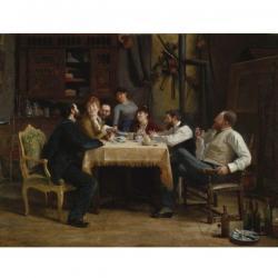 CORMON Fernand 1845-1924,A FRIEND'S LUNCH,1885,Sotheby's GB 2011-01-28