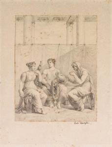 CORNAGLIA Carlo 1800-1800,Le tre Parche (due versioni); e Giocolieri,Christie's GB 2010-05-27
