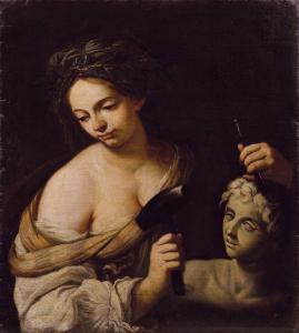 CORNARA Carlo 1605-1673,Allegoria della Scultura,Finarte IT 2010-10-27