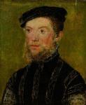 CORNEILLE DE LYON Claude 1500-1575,Portrait d'homme.,Oger-Camper FR 2011-03-07
