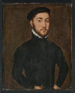 CORNEILLE DE LYON Claude 1500-1575,Portrait d'un homme,1557,Christie's GB 2023-06-16