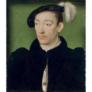 CORNEILLE DE LYON Claude 1500-1575,PORTRAIT DU DAUPHIN FRANÇOIS (1518-1536),Tajan FR 2023-12-13